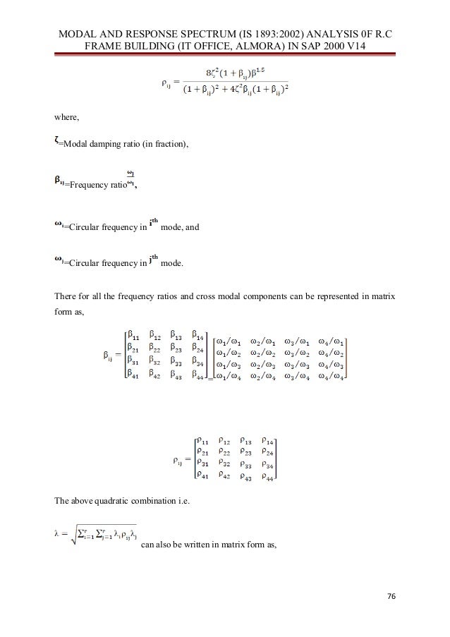 MODAL AND Answer SPECTRUM (IS 18932002) Investigation 0F R.C photo about New Mass Responses Printable identified as MODAL AND Respond to SPECTRUM (IS 18932002) Exploration 0F R.C